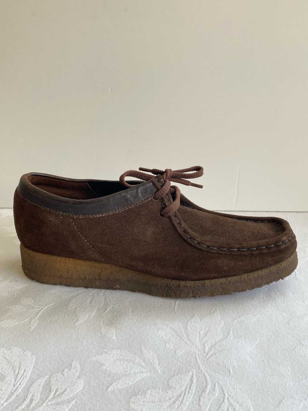 Vintage Clark’s Wallabees Brown Suede Size 9 Made in Ireland